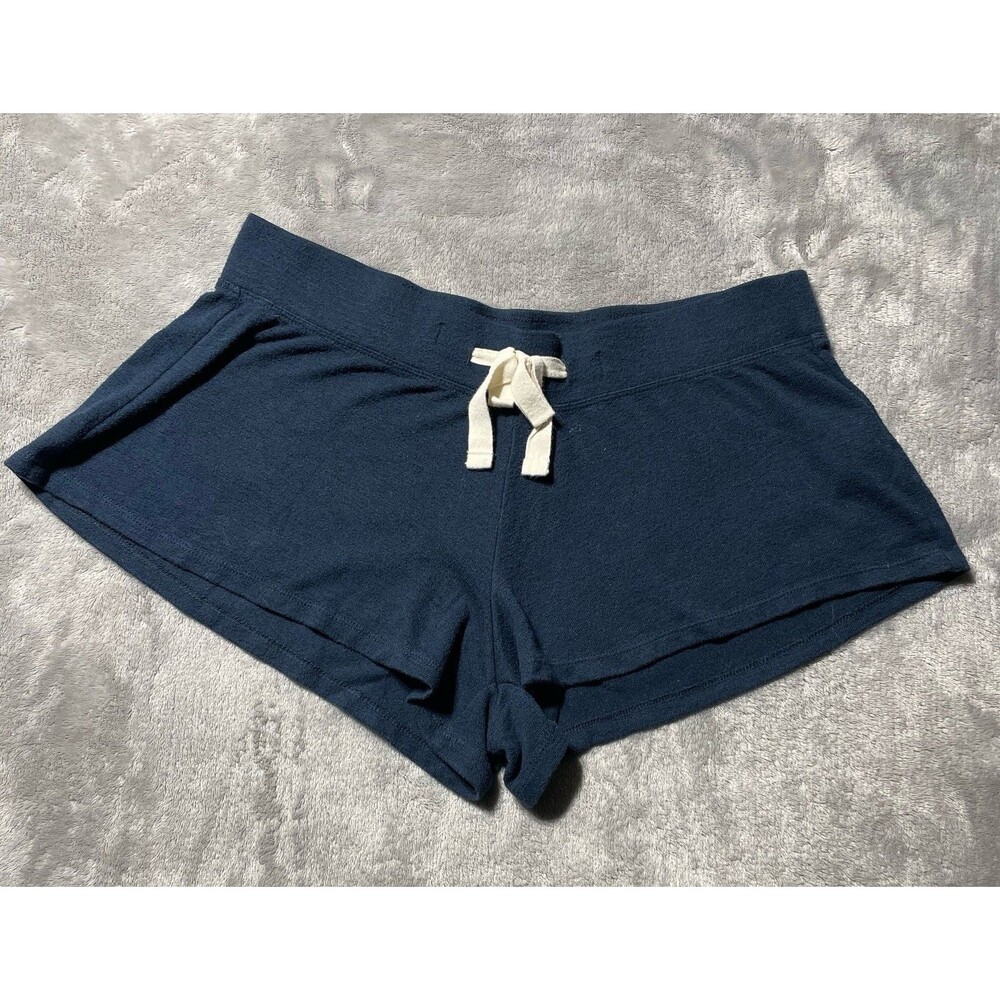 Gilly Hicks Sleep Shorts Cotton Navy Blue Size Women’s Medium